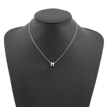 将图像加载到图库查看器中，HERMES Pop Ash Necklace Size Mini Pink Lacquer Gold Plated
