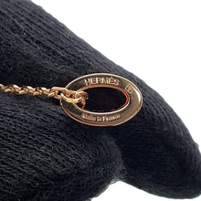 将图像加载到图库查看器中，HERMES Pop Ash Necklace Size Mini Pink Lacquer Gold Plated
