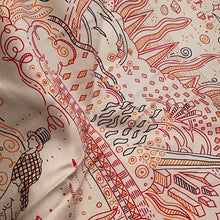 将图像加载到图库查看器中，HERMES Scarf Carre "Please Hold the Line" Size 90 Marron/Glacé/Red/BlackH004187S Silk 100%
