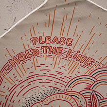 将图像加载到图库查看器中，HERMES Scarf Carre "Please Hold the Line" Size 90 Marron/Glacé/Red/BlackH004187S Silk 100%
