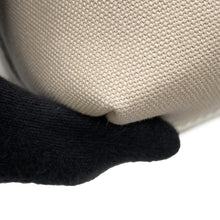 将图像加载到图库查看器中，HERMES Brid a Black Beige Canvas Size PM
