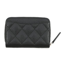 Load image into Gallery viewer, CHANEL Classic zip coin purse BlackAP0216 Caviar Leather

