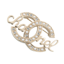 Load image into Gallery viewer, CHANEL CC Logo BroochABB778 Metal Rhinestone
