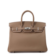 将图像加载到图库查看器中，HERMES Birkin Etoupe Swift Leather Size 25
