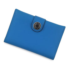 将图像加载到图库查看器中，HERMES RMS Card Case Blue Royal/Black Evercolor
