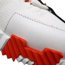 Load image into Gallery viewer, HERMES Sneakers Lift Multicolor / White Knit Calf Leather Size 38.5
