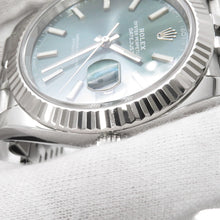 Load image into Gallery viewer, ROLEX Datejust W41mm Stainless Steel K18WG Mint Green Dial126334
