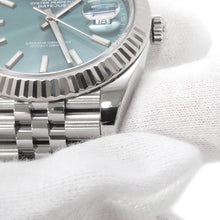 Load image into Gallery viewer, ROLEX Datejust W41mm Stainless Steel K18WG Mint Green Dial126334
