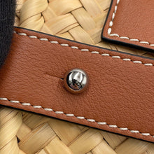 Load image into Gallery viewer, LOEWE Basket bag Natural/Brown327.02.S93 Raffia Leather Size Small
