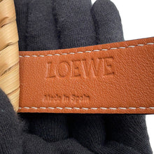 Load image into Gallery viewer, LOEWE Basket bag Natural/Brown327.02.S93 Raffia Leather Size Small
