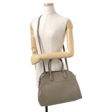 将图像加载到图库查看器中，The Row Soft Margaux 12 SmokeTaupe GreyW1586 Leather
