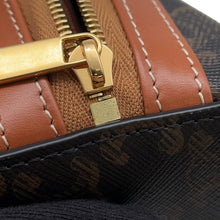 Load image into Gallery viewer, CELINE Triomphe Cosmetic Pouch Tan4M1622CZJ.04LU PVC Leather Size Small
