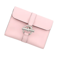 Load image into Gallery viewer, HERMES Glennan Compact Rose Sakura Swift Leather
