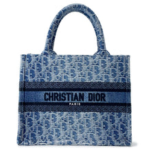 Load image into Gallery viewer, Dior Oblique Jacquard Book Tote BlueM1265ZEGC_M49E Denim Size Small

