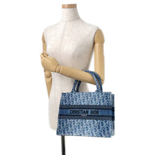 Load image into Gallery viewer, Dior Oblique Jacquard Book Tote BlueM1265ZEGC_M49E Denim Size Small

