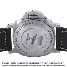 将图像加载到图库查看器中，PANERAI Luminor 1950 Submersible 3 Days Titanio W47mm TI Leather Black DialPAM01305
