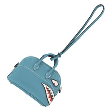 将图像加载到图库查看器中，HERMES Bolide Shark Bag Charm New Blue Jean Swift Leather
