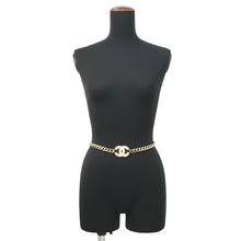 Load image into Gallery viewer, CHANEL CC Logo ChainBelt Gold Metal

