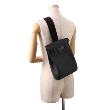 将图像加载到图库查看器中，HERMES Kelly Akkad Black Togo Leather Size PM
