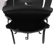 将图像加载到图库查看器中，HERMES Kelly Akkad Black Togo Leather Size PM
