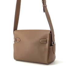 将图像加载到图库查看器中，HERMES Kelly Messenger Etoupe Evercolor Size PM
