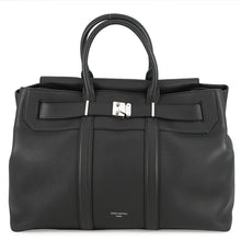 将图像加载到图库查看器中，LOUIS VUITTON Georges Tote NoirM23155 Calf Leather Size GM
