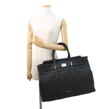 将图像加载到图库查看器中，LOUIS VUITTON Georges Tote NoirM23155 Calf Leather Size GM
