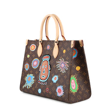 将图像加载到图库查看器中，LOUIS VUITTON LV X YK Onthego Brown/MulticolorM46429 Monogram Size MM
