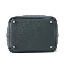 Load image into Gallery viewer, HERMES Picotin Lock Eclat Vert Mangrove/Guripantan Swift Leather Taurillon Clemence Size PM
