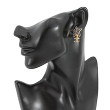 Load image into Gallery viewer, CHANEL Star CC Logo Earrings Black/Righe RainbowABC697 Metal
