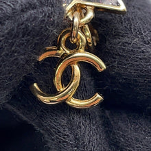 Load image into Gallery viewer, CHANEL Star CC Logo Earrings Black/Righe RainbowABC697 Metal
