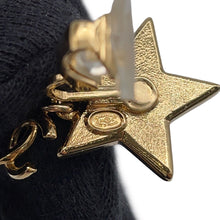 Load image into Gallery viewer, CHANEL Star CC Logo Earrings Black/Righe RainbowABC697 Metal
