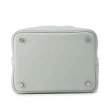 将图像加载到图库查看器中，HERMES Picotin Lock Blue Pale Taurillon Clemence Size PM
