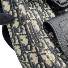 将图像加载到图库查看器中，Dior Oblique Gallop Mini Sling Bag Black/Beige1ADBO022YKS Canvas Leather
