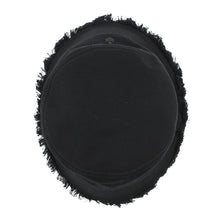 将图像加载到图库查看器中，PRADA Drill logo fringe bucket hat Size S Black1HC137 Cotton100%
