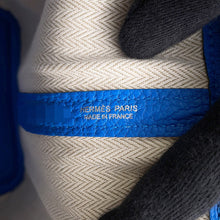 Load image into Gallery viewer, HERMES Garden Party New Blue Hydra Negonda Leather Size TPM
