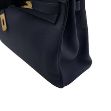 Load image into Gallery viewer, HERMES Kelly Retourne Blue Nuit Togo Leather Size 32
