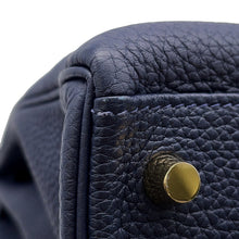 Load image into Gallery viewer, HERMES Kelly Retourne Blue Nuit Togo Leather Size 32
