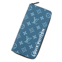 将图像加载到图库查看器中，LOUIS VUITTON Zippy wallet Vertical Blue AtlanticM82799 Monogram・Tone
