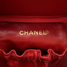 Load image into Gallery viewer, CHANEL CC Logo vanity bag RedA01998 Caviar Leather

