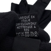 Load image into Gallery viewer, CHANEL CC Logo Ribbon Butterfly Tie Black Silk95% Polyamide2% MetalicFiber3%
