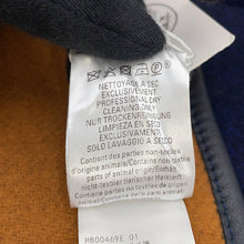 Load image into Gallery viewer, HERMES Poncho Highland Navy/BrownH800469E Merino Wool90% Cashmere10%
