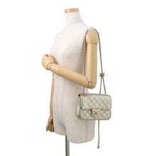 Load image into Gallery viewer, CHANEL Mini Matelasse ChainShoulder Bag GoldAS5758 Caviar Leather
