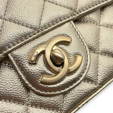 Load image into Gallery viewer, CHANEL Mini Matelasse ChainShoulder Bag GoldAS5758 Caviar Leather
