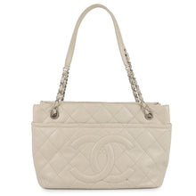 Load image into Gallery viewer, CHANEL Matelasse ChainTote Bag IvoryA48374 Caviar Leather
