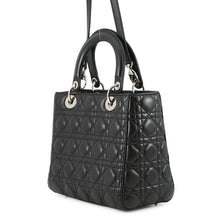 Load image into Gallery viewer, Dior Lady Dior 2WAYHandbag BlackCAL44551 Lambskin Size Medium

