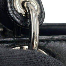 将图像加载到图库查看器中，Dior Lady Dior 2WAYHandbag BlackCAL44551 Lambskin Size Medium
