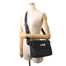 将图像加载到图库查看器中，HERMES Kelly Messenger Black Togo Leather Size PM
