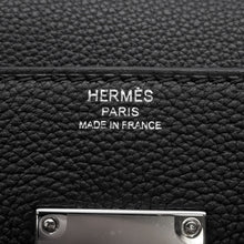 Load image into Gallery viewer, HERMES Kelly Messenger Black Togo Leather Size PM
