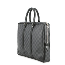 将图像加载到图库查看器中，LOUIS VUITTON Port Documan Voyajaj NoirN41125 Damier Graphite
